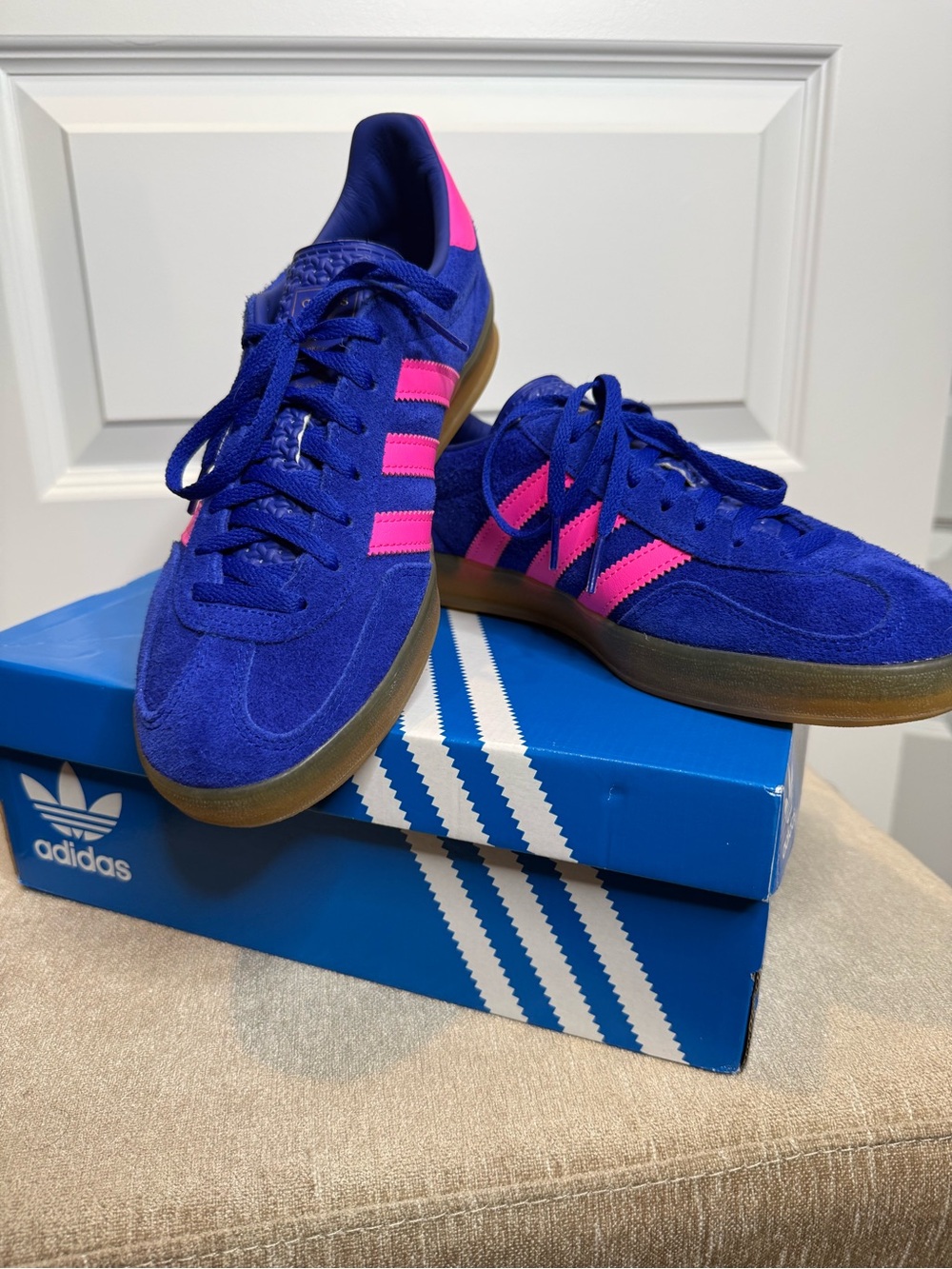 adidas Gazelle Indoor Lucid Blue Pink